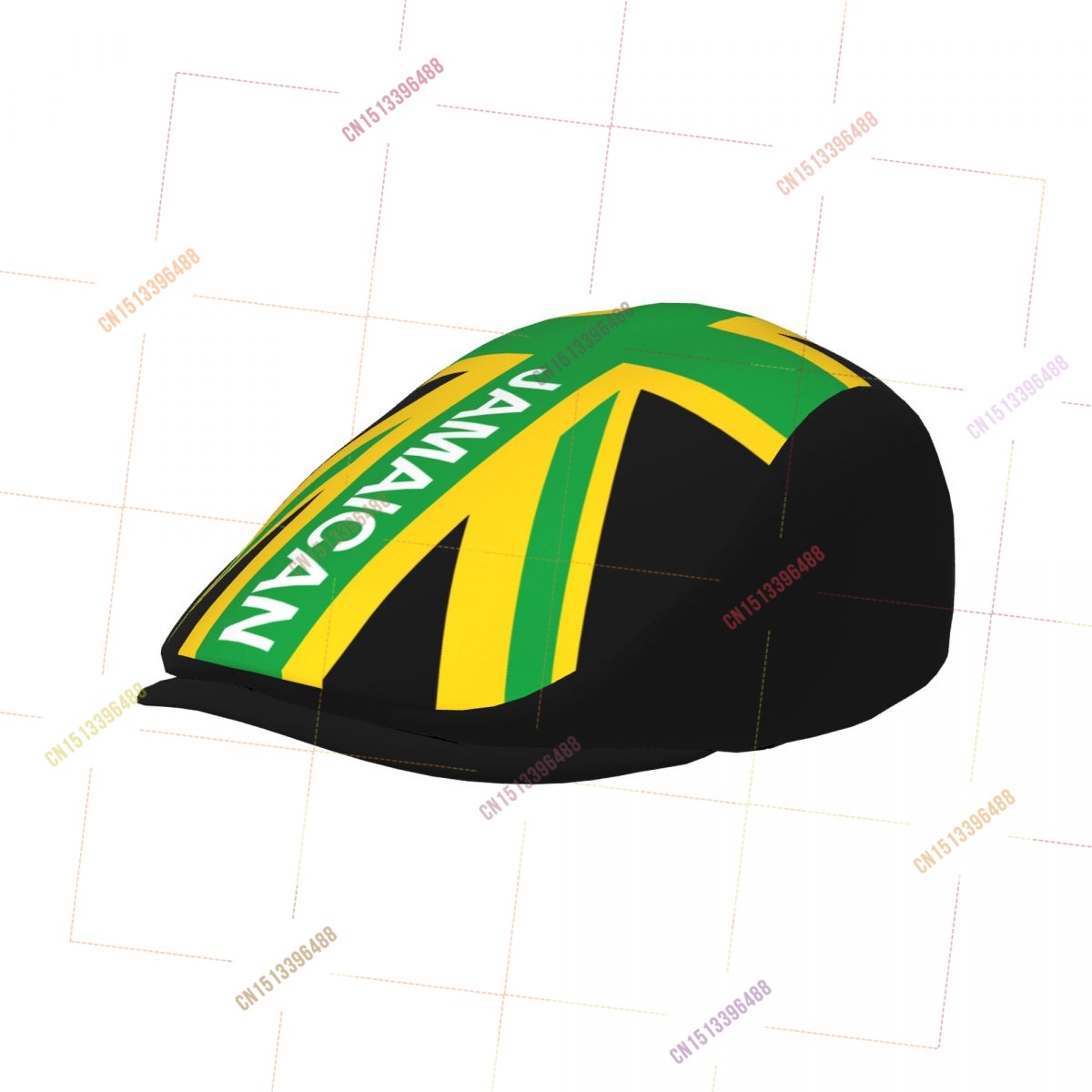 Newsboy Cap Ivy - Boné Estilo Ivy Gatsby com Bandeira