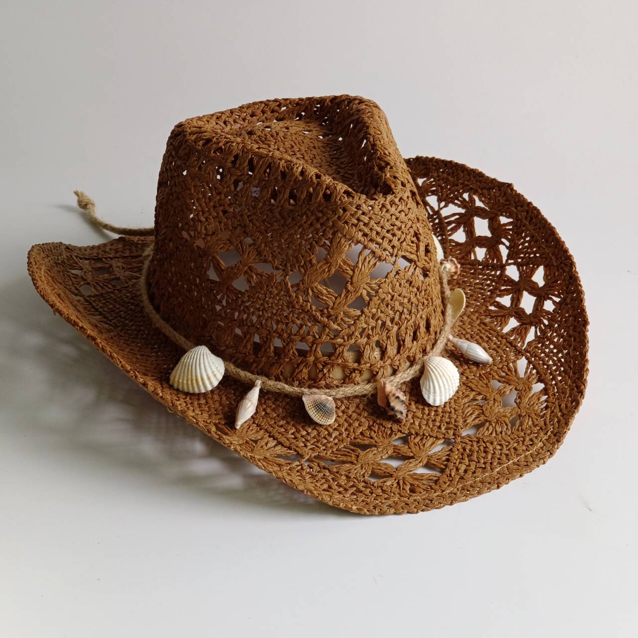 Cowboy Hat Straw - Chapéu de Sol de Palha Boêmio