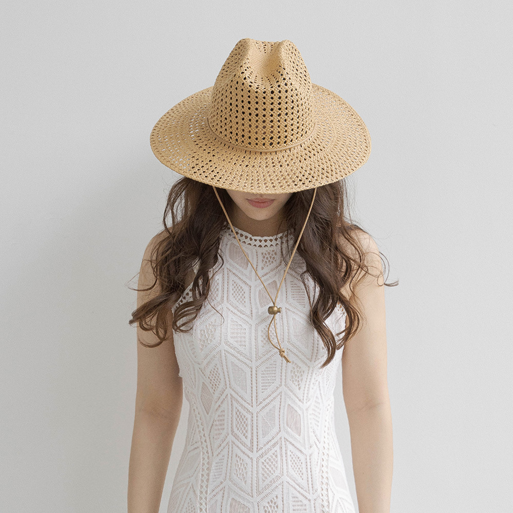 Cowboy Hat Straw - Primavera verão nova moda mão-tecido oco