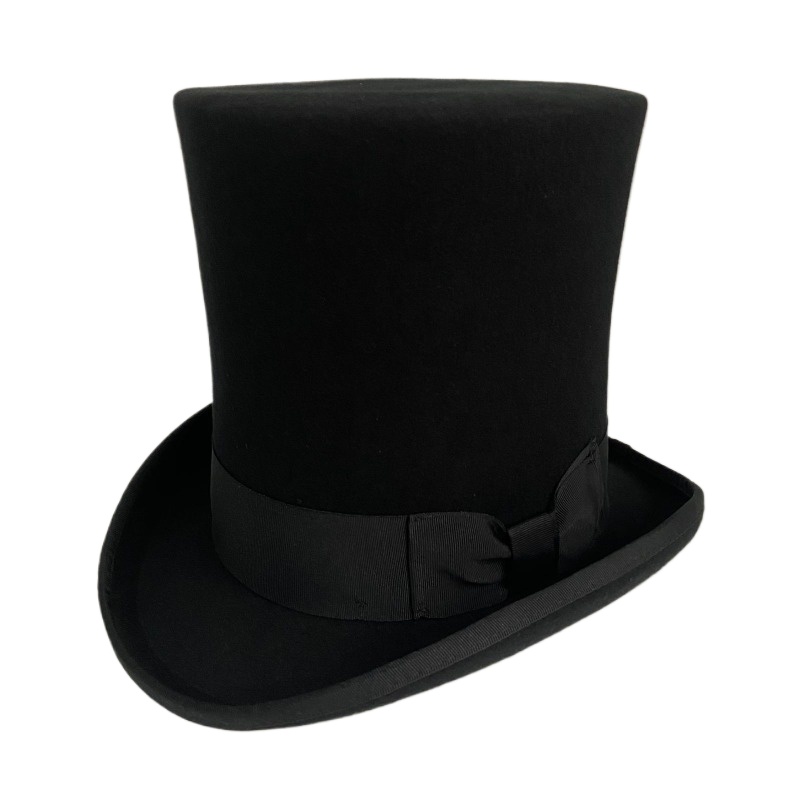 Fedora Hat Wool - Chapéu de feltro de lã preto