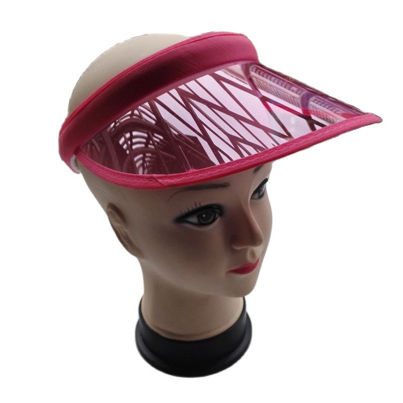Novo simples transparente pvc  - Baseball Cap Structured avaliação e preço