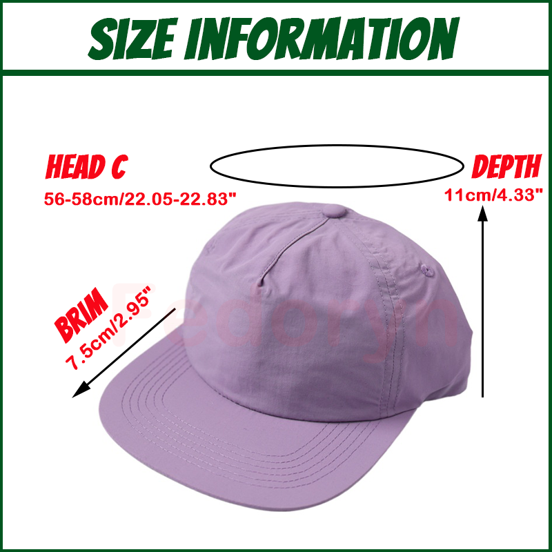 Fedoryn Bonés de beisebol bord - Snapback Hat Flat avaliação e preço