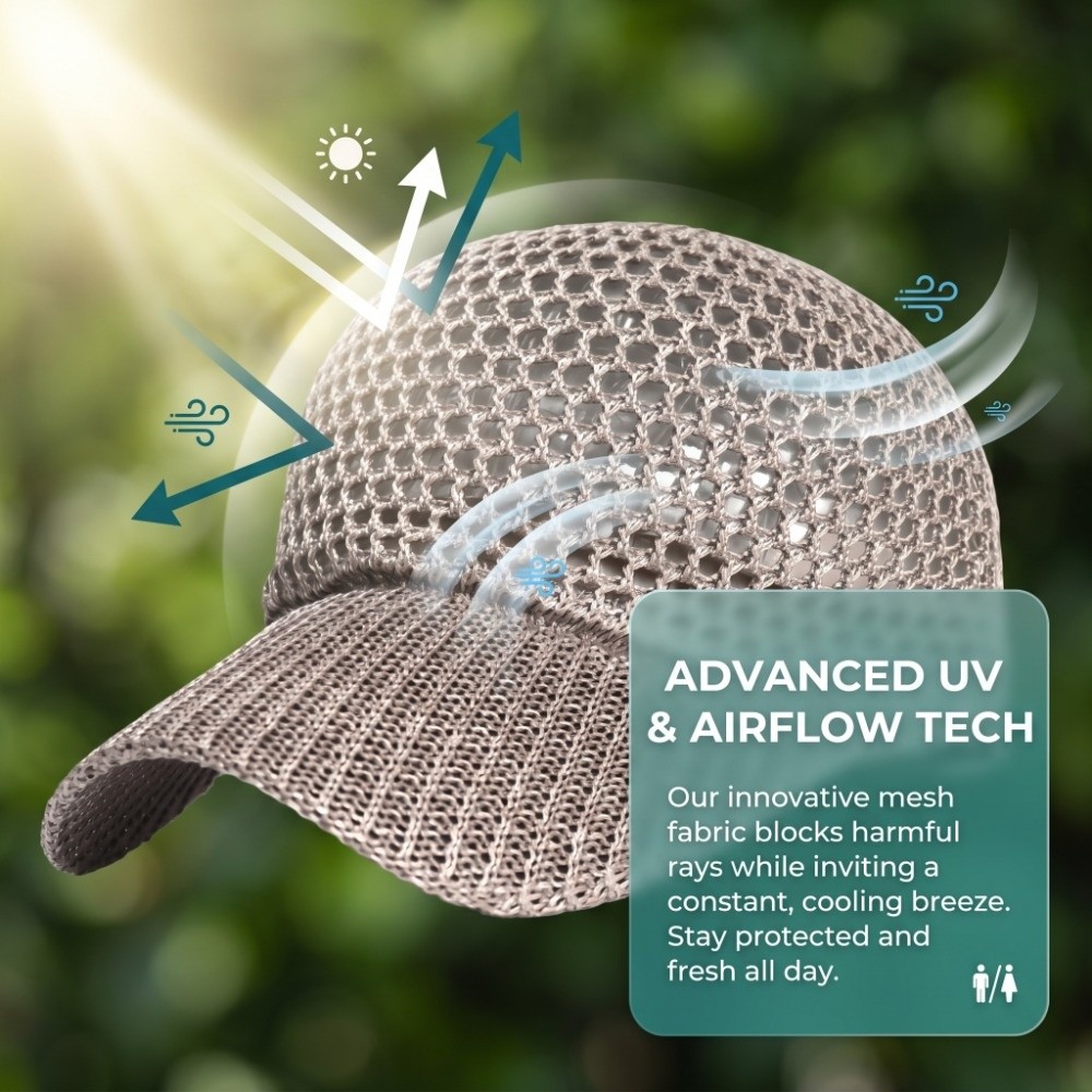 Chapéu de Sol Versátil em Poli - Trucker Cap Mesh avaliação e preço