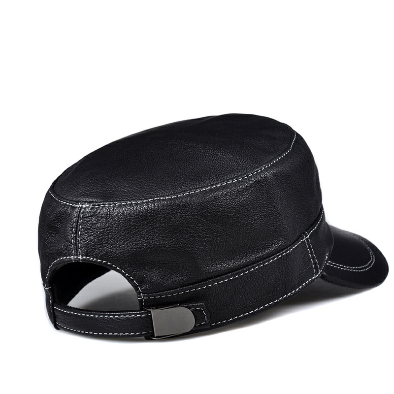 Trendy Lambskin Couro Flat Top - Baseball Cap Structured avaliação e preço