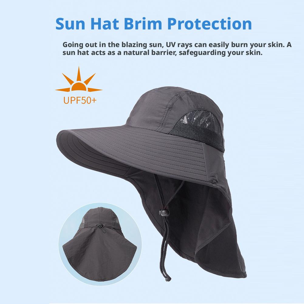 Chapéu de sol com aba larga e  - Sun Hat Wide Brim avaliação e preço