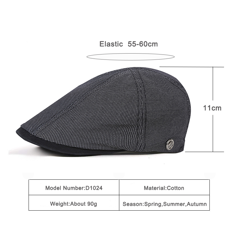 Marca casual primavera verão h - Newsboy Cap Ivy avaliação e preço