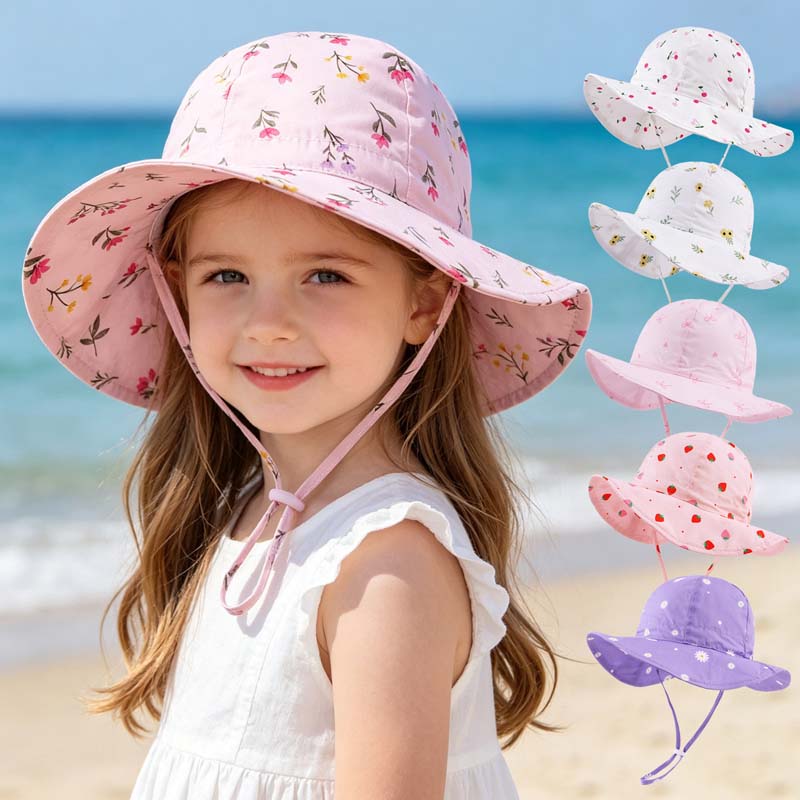Chapéus de Verão para Meninas  - Bucket Hat Cotton avaliação e preço